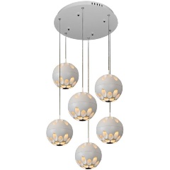 Изображение товара Подвесная светодиодная люстра iLedex Mob P1009-6 WH