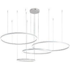 Изображение товара Подвесная светодиодная люстра Indigo Galass 14001/4P White