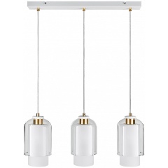 Изображение товара Подвесной светильник модерн M16WT 33 идеи белый и золотой стекло металл