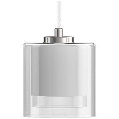 Изображение товара Подвесной светильник в стиле модерн с хромированными акцентами, 40 Вт