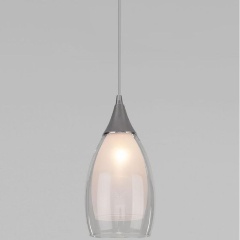 Изображение товара Подвесной светильник Eurosvet Cosmic 50085/1 хром стеклянный стильный для интерьера
