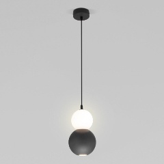 Изображение товара Подвесной светильник Eurosvet Polar 50251/1 LED серый для спальни хай-тек 40 Вт