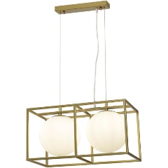 Изображение товара Подвесной светильник iLamp Golden P2484-2 GOLD для спальни современный дизайн