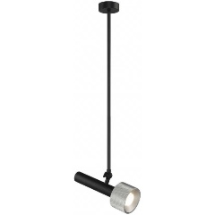 Изображение товара Подвесной светильник iLedex Delta 2361-1 BK+SL