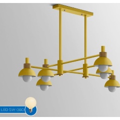 Изображение товара Подвесной светильник Imperium Loft Fanta Long 101570-26 желтый для кухни