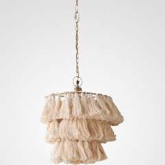 Изображение товара Подвесной светильник Imperium Loft Tassel 181896-26 стиль модерн бежевый тканевый