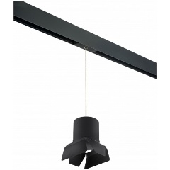 Изображение товара Подвесной светильник Lightstar Rullo для гостиной модерн черный металлик