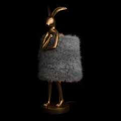 Изображение товара Настольная лампа Loft IT Lapine 10315/B Grey fluff