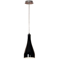 Изображение товара Подвесной светильник Lussole Rimini LSF-1196-01 для кухни стиль хай-тек черный стекло