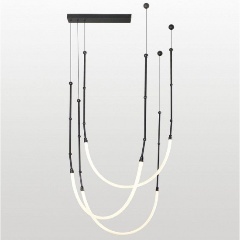 Изображение товара Подвесной светильник Lussole SKEW LSP-7318 для гостиной индустриальный стиль