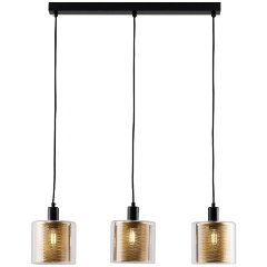 Изображение товара Подвесной светильник Moderli Brizzi V2872-3P современный стиль 3 плафона золото Италия