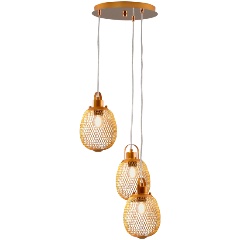 Изображение товара Подвесной светильник Moderli Campo V11348-3P золотой современный стиль дизайн