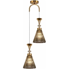 Изображение товара Подвесной светильник Reluce 02005-0.9-02 Smoke стиль ретро для спальни