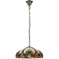 Изображение товара Подвесной светильник Velante 815-806-03 Тиффани стекло бронза 3 лампы