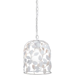 Изображение товара Подвесной светильник Vitaluce V1770-0/1S для спальни с одной лампой 60 Вт прованс белый