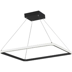 Изображение товара Подвесной светильник Vitaluce V2705-1/1S металлический в стиле хай-тек черный