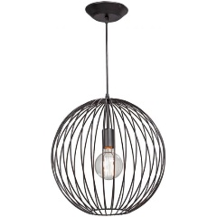 Изображение товара Современный подвесной светильник Vitaluce V4270-1/1S черный металл для интерьерного освещения