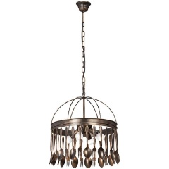 Изображение товара Подвесной светильник Vitaluce V4541-8/4 черный металлический для спальни