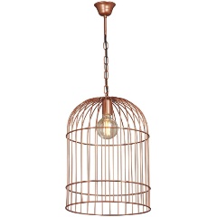 Изображение товара Подвесной светильник Vitaluce V4876-4/1 оранжевый для спальни в стиле лофт