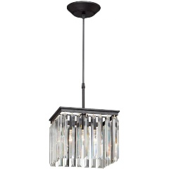 Изображение товара Подвесной светильник Vitaluce V5128-1/1S для гостиной современный дизайн черный стекло