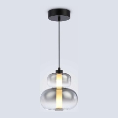 Изображение товара Подвесной светодиодный светильник Ambrella Light LH11052 для кухни стиль модерн дымчатый стеклянный