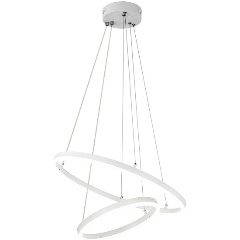 Изображение товара Подвесной светодиодный светильник Escada Void 10254/2LED White APP для спальни