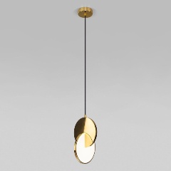 Изображение товара Подвесной светодиодный светильник Eurosvet Lang 50225/1 Led золото