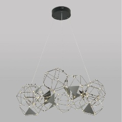 Изображение товара Подвесной светодиодный светильник Eurosvet Uma 90369/12 черный жемчуг