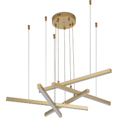 Изображение товара Подвесной светодиодный светильник Indigo Paralleli 14017/5P Gold V000087L