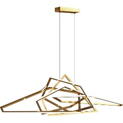 Изображение товара Подвесной светильник Loft IT Ring 10028 для кухни стиль хай-тек золото