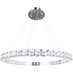 Изображение товара Подвесной светодиодный светильник Loft IT Tiffany 10204/1000 Chrome для кафе и ресторанов