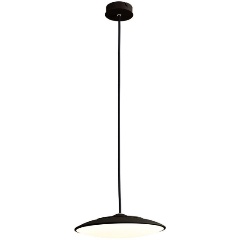 Изображение товара Подвесной светодиодный светильник Mantra Slim 8106 16 Вт черный modern