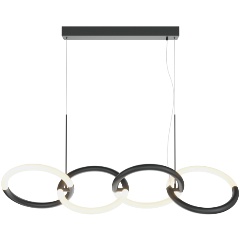 Изображение товара Подвесной светодиодный светильник Maytoni Node MOD165PL-L40B3K для гостиной