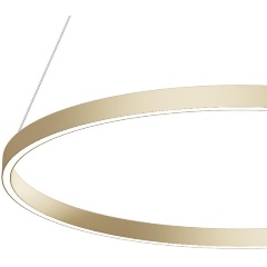 Изображение товара Подвесной светодиодный светильник Maytoni Rim MOD058PL-L42BSK для спальни стиль хай-тек