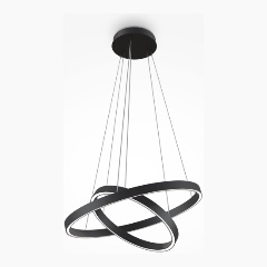 Изображение товара Подвесной светодиодный светильник Maytoni Rim MOD058PL-L55BK для спальни и интерьера