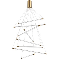 Изображение товара Подвесной светильник Odeon Light Sparky 4369/80L в золотом цвете