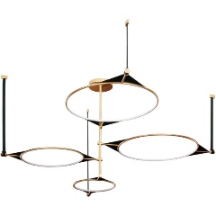 Изображение товара Подвесной светодиодный светильник Odeon Light Vikema 4995/150L 150 Вт для кафе и ресторанов