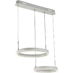 Изображение товара Подвесной светодиодный светильник Profit Light 6038/2A WHT для кафе и ресторанов хай-тек стиль