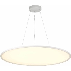 Изображение товара Подвесной светильник ST Luce ST602 543 72 для спальни хай-тек белый диаметр 780 мм