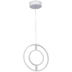 Изображение товара Подвесной светодиодный светильник Vitaluce V4672-0/1S для гостиной белый