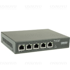 Изображение товара Коммутатор PoE OSNOVO SW-5D-1(60W)