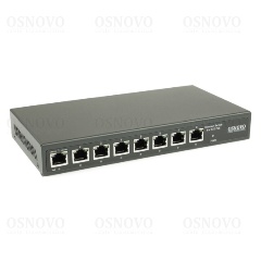 Изображение товара Коммутатор PoE OSNOVO SW-8D-1(120W)