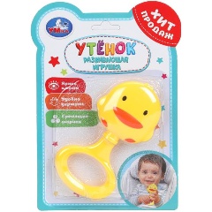 Изображение товара Погремушка УМКА 2007M217-R Утенок