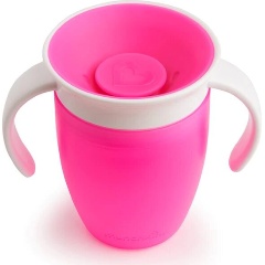 Изображение товара Поильник-непроливайка MUNCHKIN 360° 207мл. 6мес+, розовый, 12094