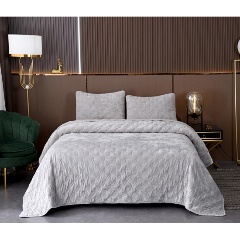 Изображение товара Покрывало с наволочками SOFI DE MARKO Алира (св.серый), 240x260