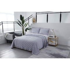 Изображение товара Покрывало Sofi de Marko Элизабет №6 230х250 серое с наволочками 2шт