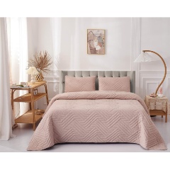 Изображение товара Покрывало Sofi de Marko Мориц 230x250 пудровый гипоаллергенное натуральное качество