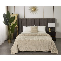 Изображение товара Покрывало SOFI DE MARKO Теодор бежевое 210х230 см из вискозы