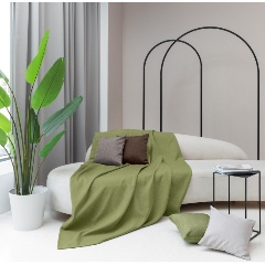 Изображение товара Покрывало Волшебная ночь рогожка 140х220 зеленый 779430