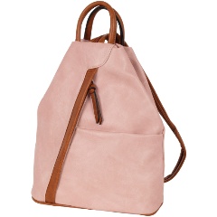 Изображение товара Женская сумка-рюкзак Polar 2404 розовая из экокожи для повседневного использования